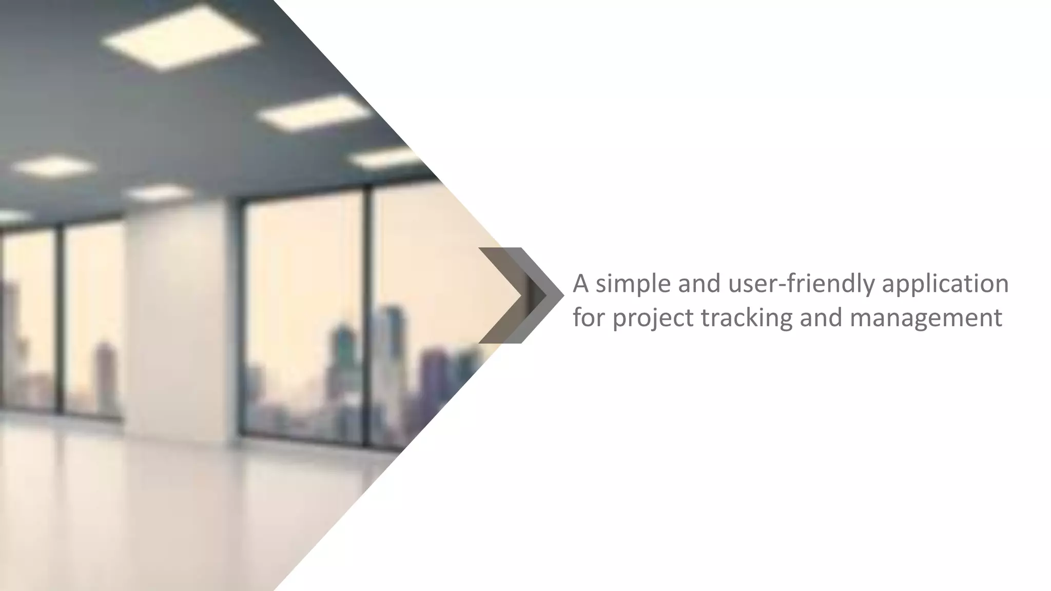 Project Tracking Application | PPT