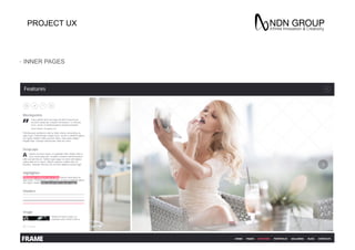 PROJECT UX
。INNER PAGES
 