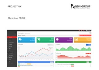 Theme
Sample of CMS 2
PROJECT UX
 
