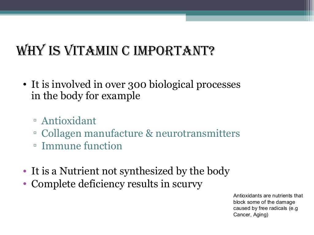 Determination of Vitamin C in Fruits and vegitables