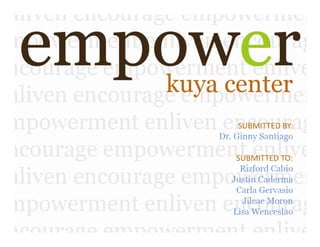 Kuya Center Empowerment Book