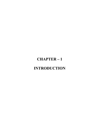 CHAPTER – 1

INTRODUCTION
 
