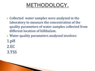 irrigation water quality analysis parameters | PPTX
