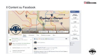 Il Content su Facebook
 