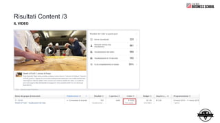 Risultati Content /3
IL VIDEO
 