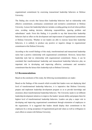 The Relationship between Leadership Style and Organizational Commitment ...