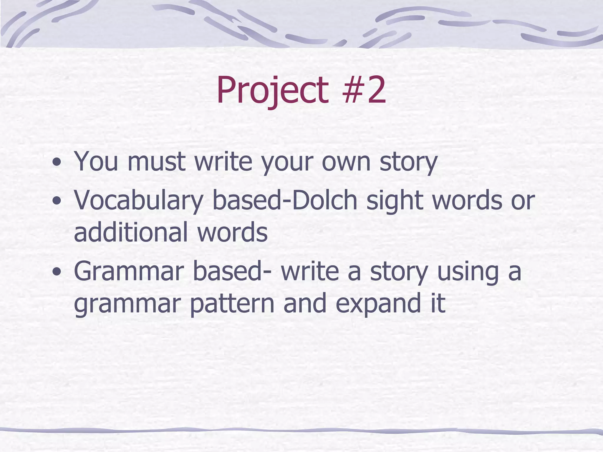 Project Work Assignment 2 | PPT