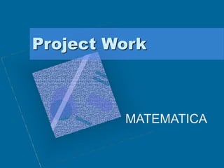 Project Work
MATEMATICA
 