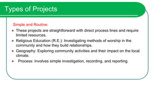 PROJECT WORK NLSC.- new curriculum 2024 | PDF