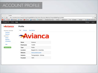 ACCOUNT PROFILE
 
