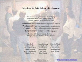 http://www.agilemanifesto.org
 