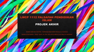 Projek akhir lmcp 1112 a163416