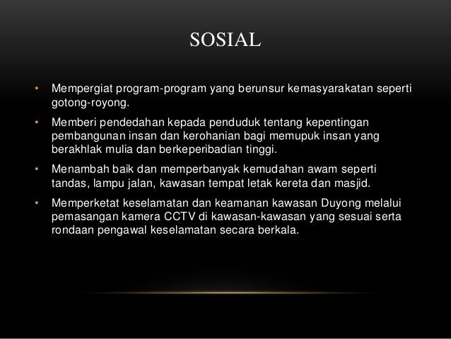 Projek Akhir Pembangunan Mapan Dalam Islam