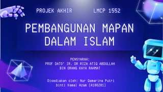 PENSYARAH:
PROF DATO’ IR. DR RIZA ATIQ ABDULLAH
BIN ORANG KAYA RAHMAT
Disediakan oleh: Nur Qamarina Putri
binti Kamal Azam (A180281)
 