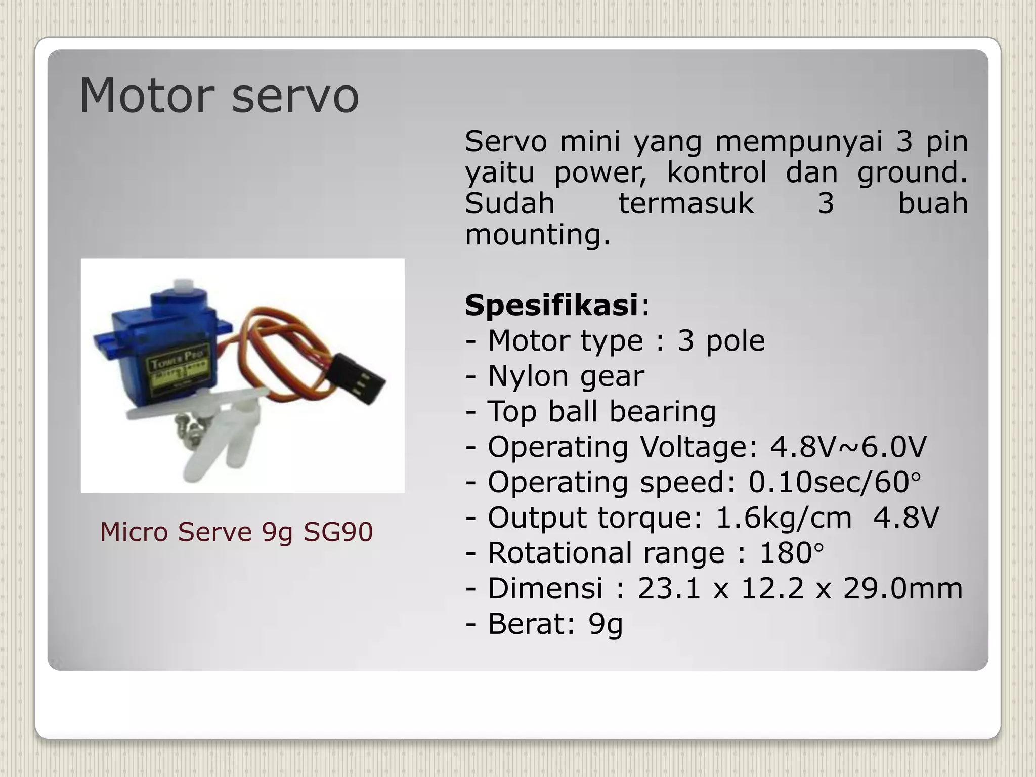 Projek arduino uno with sound sensor | PPT