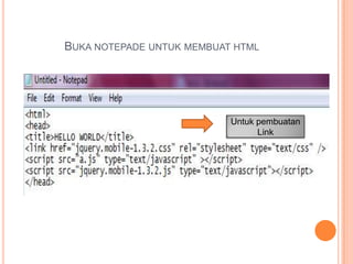 HELLO WORD MENGGUNAKAN JQUERY | PPTX