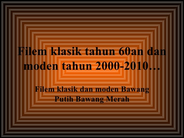 Projek melayu (filem klasik dan moden)