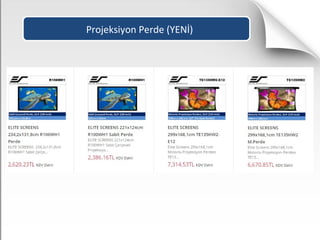 Projeksiyon Perde (YENİ)
 