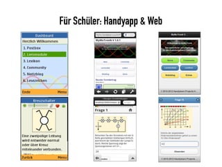 Für Schüler: Handyapp & Web
 