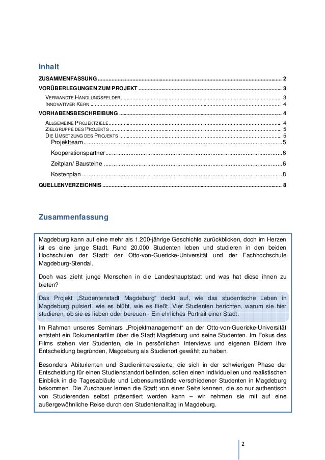 Projektantrag