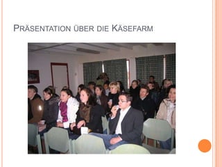 Präsentation über die Käsefarm