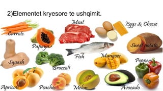 Projekt Biologjie Ushqimi Dhe Shendeti Pptx