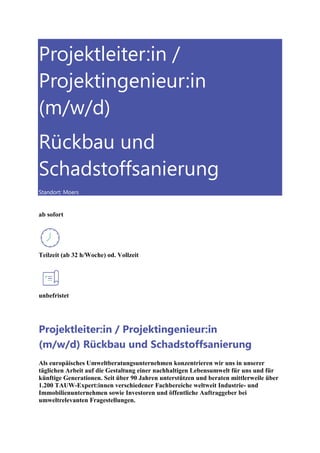 teilzeitjob in moers