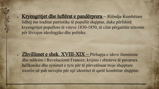 Letersia e Rilindjes Kombetare Prezantim | PDF
