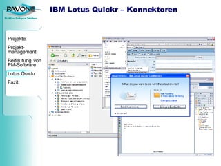 IBM Lotus Quickr – Konnektoren 