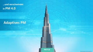 PM 4.0
…und verschwindet
in PM 4.0
Adaptives PM
©Tiba Managementberatung GmbH
 