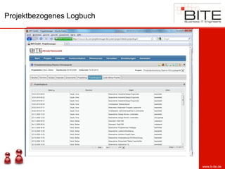 Projektbezogenes Logbuch
www.b-ite.de
