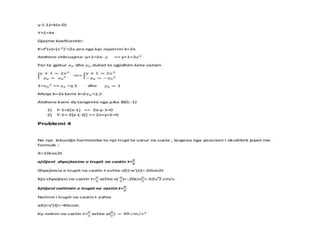 Projekt matematik derivatet 