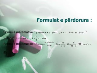 Teoremat E Rrethit Projekt matematike | PPTX