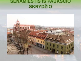 SENAMIESTIS IŠ PAUKŠČIO 
SKRYDŽIO 
 