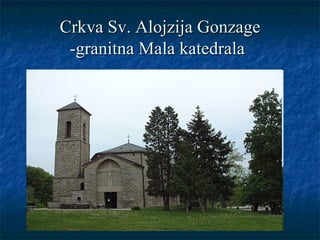 Crkva Sv. Alojzija Gonzage -granitna Mala katedrala   