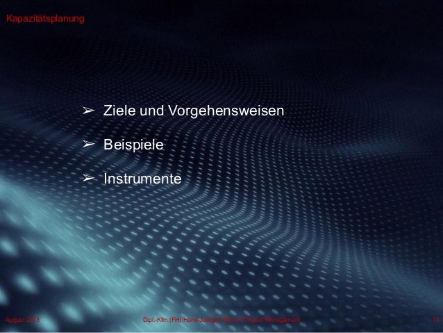 Projektstrukturplan - Netzplantechnik