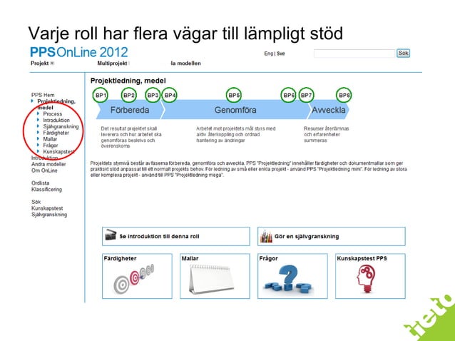 Projektverktygsdagen 2012 | PPT