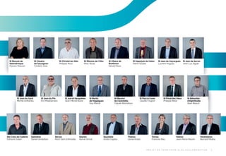 St Bonnet de
Salendrinque
Myriam Masson

St Césaire
de Gauzignan
Frédéric Gras

St Jean du Gard
Michel Anthérieu

Ste Croix de Caderle
Edmond Julien

St Christol lez Alès
Philippe Roux

St Jean du Pin
Eric Maubernard

Salindres
Daniel Verdelhan

St Etienne de l’Olm
Marc Brulé

St Just et Vacquières
Jean-Michel Burel

Servas
Roch Varin d’Ainvelle

St Martin
de Valgalgues
Guy Marrot

Seynes
Hervé Grimal

St Hilaire de
Brethmas
Gérard Roux

St hippolyte de Caton
Pierre Soulier

St Maurice
de Cazevieille
Claude Bonnafoux

Soustelle
André Capdur

St Paul la Coste
Claude Chapon

Thoiras
Lionel André

St Jean de Ceyrargues
Laurent Hugues

St Privat des Vieux
Philippe Ribot

Tornac
Francine Rieu

St Jean de Serres
Jean-Luc Aigoin

St Sébastien
d’Aigrefeuille
Alain Beaud

Vabres
Jean-Pierre Maurin

Vézénobres
Bernard Mialhe

P R OJ E T D E T E R R I TO I R E A L È S A G G LO M É R AT I O N

3

 