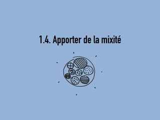 1.4. Apporter de la mixité  
