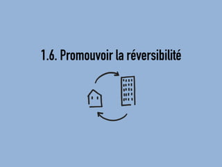 1.6. Promouvoir la réversibilité  
