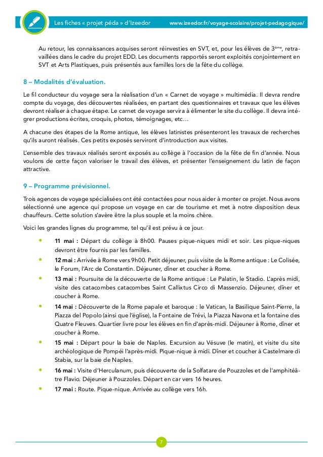 lettre de motivation pour un voyage scolaire