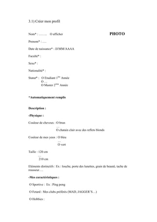 Projet SI UniLove - Schéma