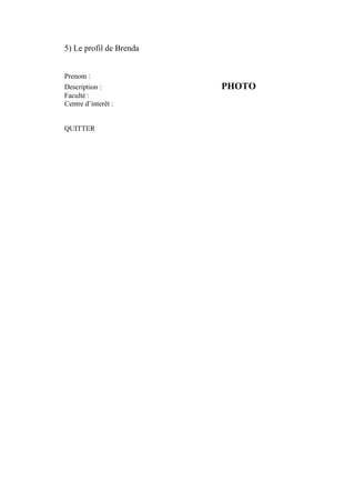 Projet SI UniLove - Schéma