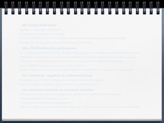 ◦ Un projet fédérateur
Qualités d'accueil des participants
La volonté d’un esprit de convivialité
Une cinquantaine de bénévoles du club, confère à ce tournoi une organisation sans faille.
(montage, démontage des pistes, restauration, arbitrage, service médical)

◦ Une fidélisation des partenaires
La volonté d’optimiser la dotation des meilleures équipes et les conditions d'accueil des participants.
Sollicitation chaque année d’un réseau de partenaires important (club, fédération, entreprises, parents)
Une dizaine d'entreprises qui nous octroient des lots pour les 4 membres d'une équipe
(lecteurs MP3, vêtements de sport, parfums, matériel d'escrime...)
Produits distribués au plus grand nombre durant la compétition (eau minérale, barres chocolatées).

◦ De nombreux supports de communication
Distribution de tee-shirts à l'effigie du challenge à tous les participants
Publicité constante et massive dans le milieu confiné de l'escrime.

◦ Un événement novateur en constante évolution
Projet d’un nouveau format de compétition, inédit, dans l'esprit de l'escrime de duel.
Tableau d'élimination directe en 1 touche.
Les tireurs sont répartis de manière aléatoire
140 tireurs (filles et garçons) tentent leur chance de remporter une tenue aux normes internationales.
 