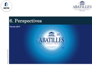 Février 2017
6. Perspectives
PhilippeJEAN-BAPTISTE
 