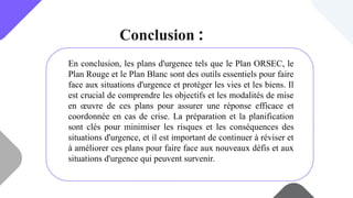 Comprehensive Overview of Emergency Response Plans: ORSEC, Plan Blanc ...