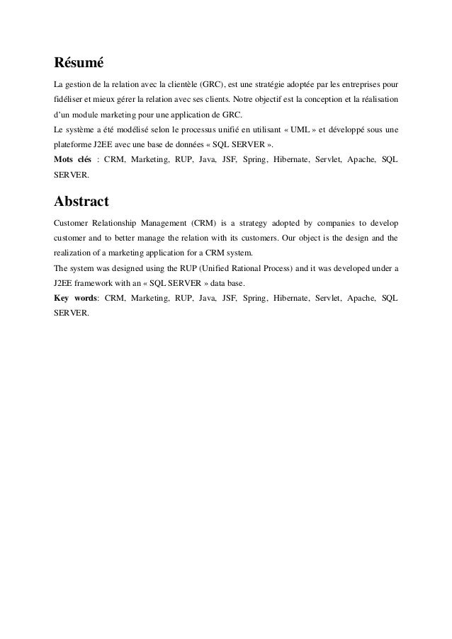 resume module