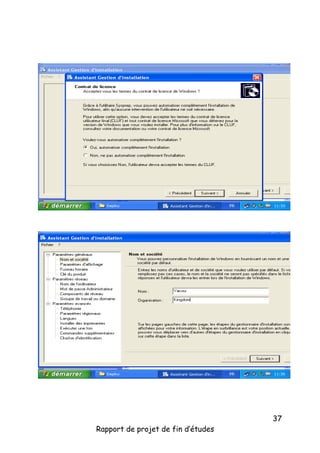 Rapport de projet de fin d’études

37

 