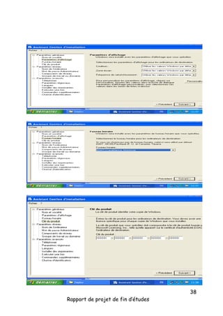 Rapport de projet de fin d’études

38

 