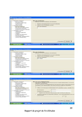 Rapport de projet de fin d’études

39

 